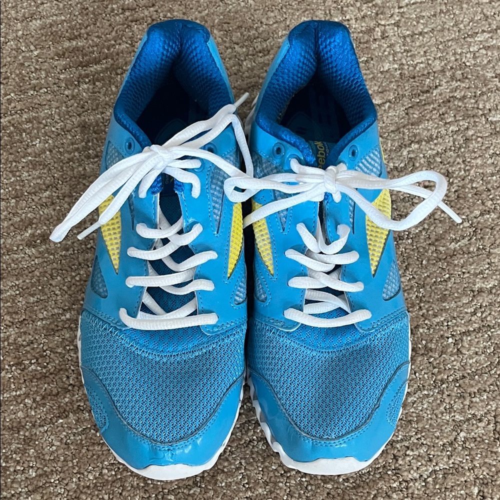 Reebok Women’s Sneakers in Blue and Yellow